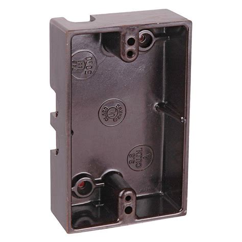 shallow surface mount electrical box